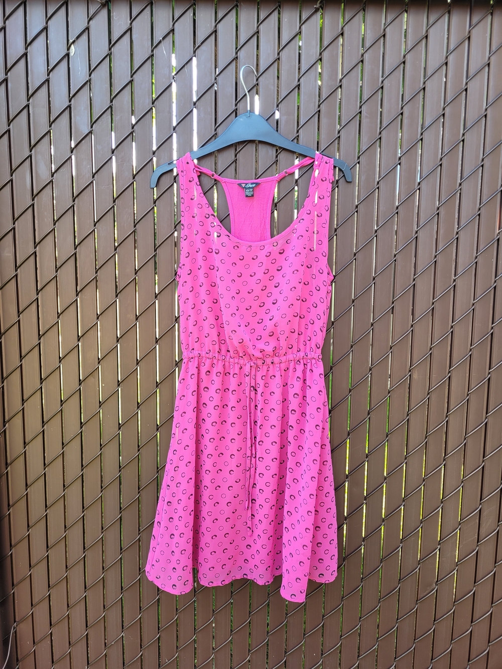 Guess XS Pink Polkadot Sleeveless Dress
